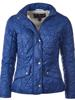 Barbour Womens Flyweight Cavalry Quilted Jacket Size Small Size 6